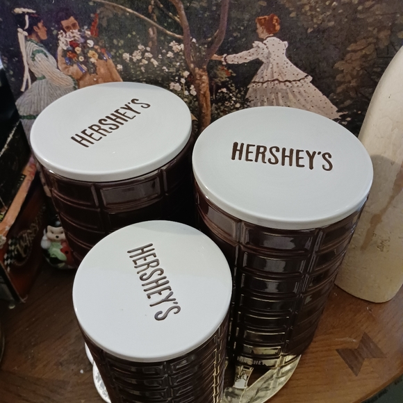 🍪4 VINTAGE SET Hershey Cookie Jar 🍪 By Fitz & Floyd,Rare Hard To Come By.🎁 - Picture 16 of 16